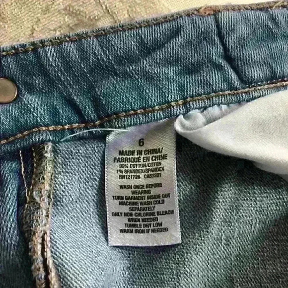 Bethany Mota Shorts Distressed Braided High Waisted Shorty - Picture 7 of 9